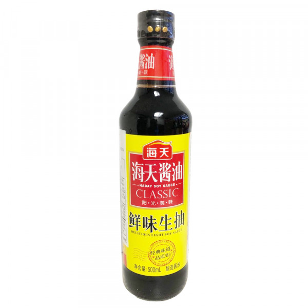 HaiTian Delicious light soy sauce / 海天鲜味生抽酱油 - 500 mL