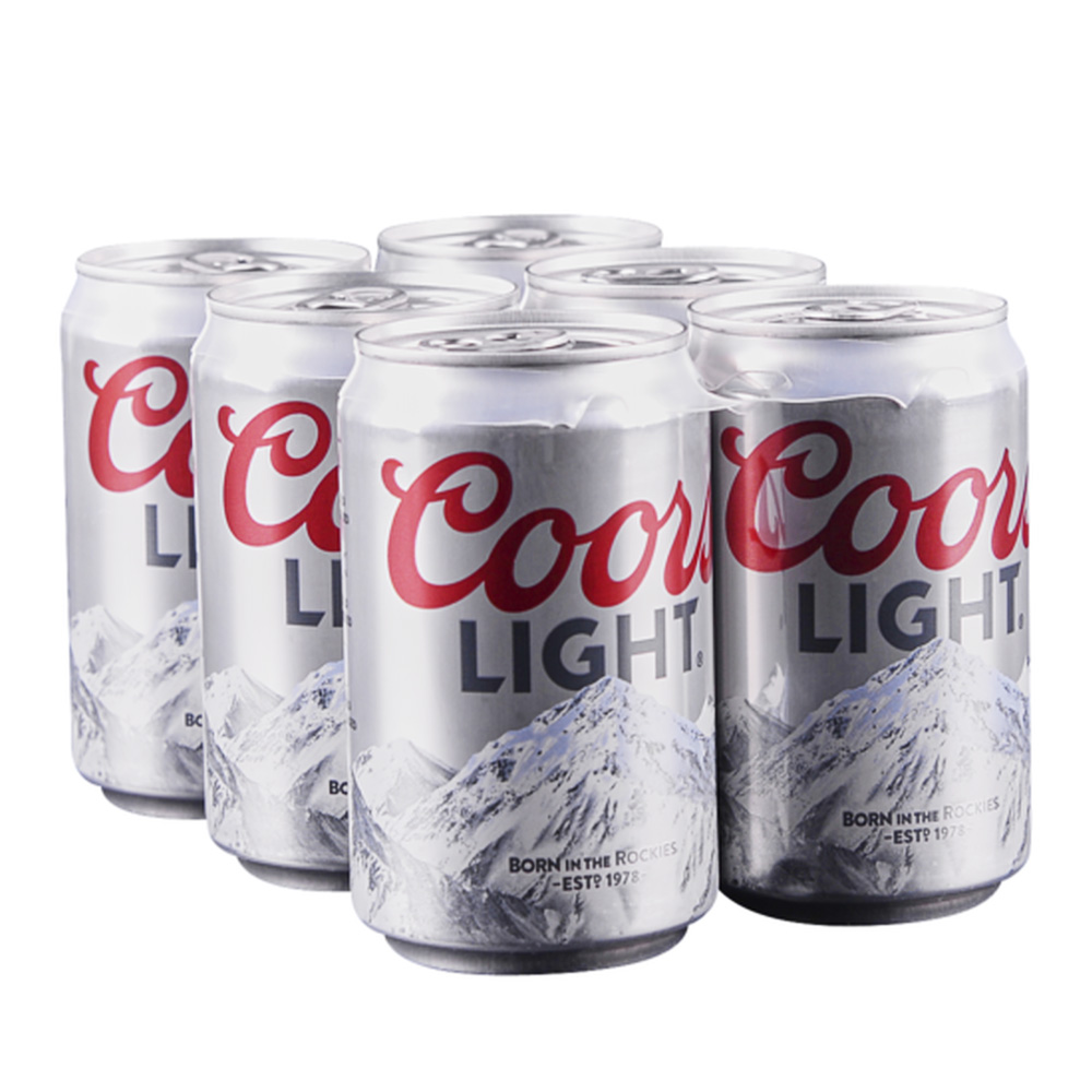 COORS LIGHT 5 Alcohol Beer / 啤酒 355mlx6 18 years old+