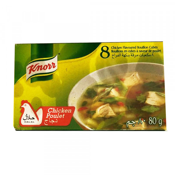 Knorr chicken flavoured bouillon cubes / Knorr 鸡肉味酱料 - 80g