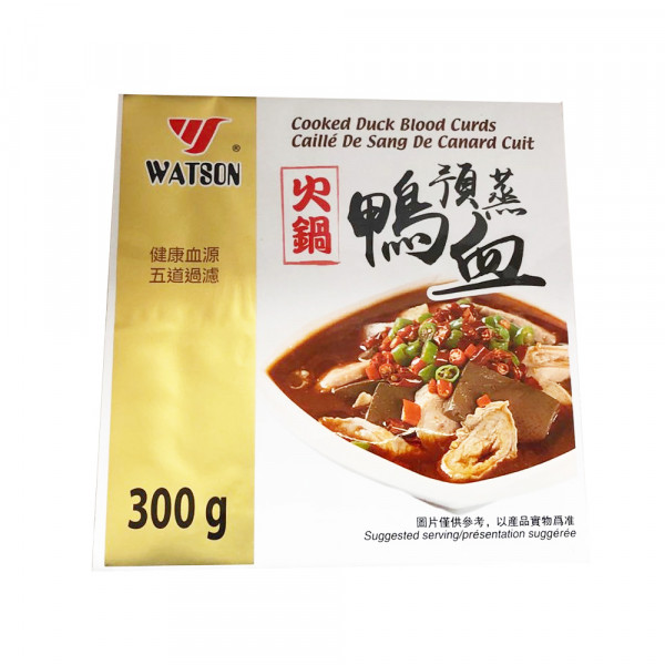 Cooked duck blood curds / 火锅鸭血 - 300g 