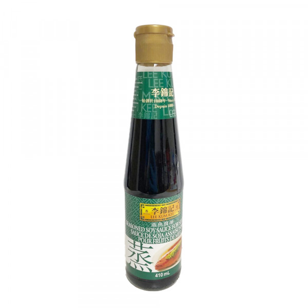 LKK Seasoned soy sauce for seafood / 李锦记蒸鱼豉油 - 410 mL