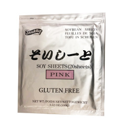 Soy Sheets - Pink / 日本寿司豆皮-粉 - 100g
