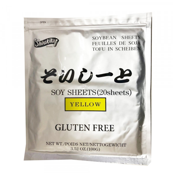 Soy Sheets - Yellow / 日本寿司豆皮-黄 - 100g