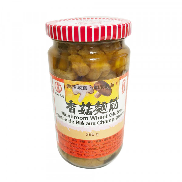 KIMLAN Mushroom Wheat Gluten / 金兰香菇面筋 - 396g