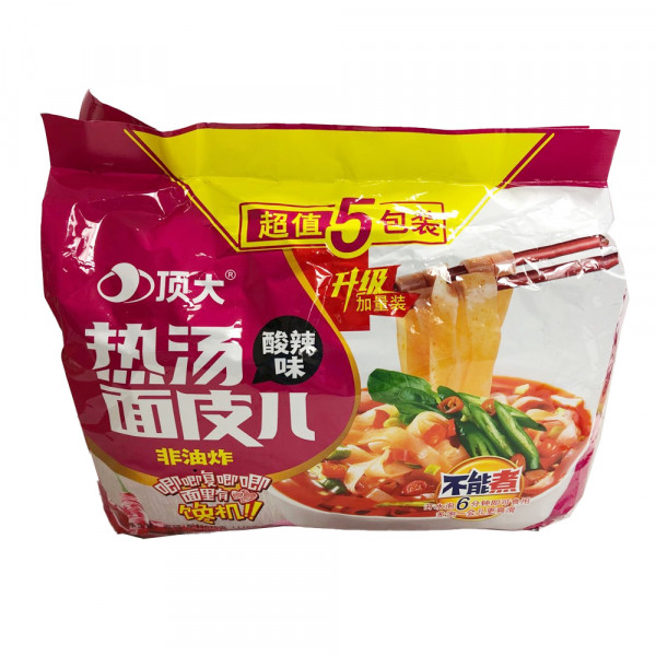 DingDa Combo Pack Dough with Hot Soup / 顶大热汤面皮儿 - 5Un/Bag