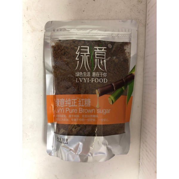 LvYi Pure Brown Sugar / 绿意纯正红糖 - 350g