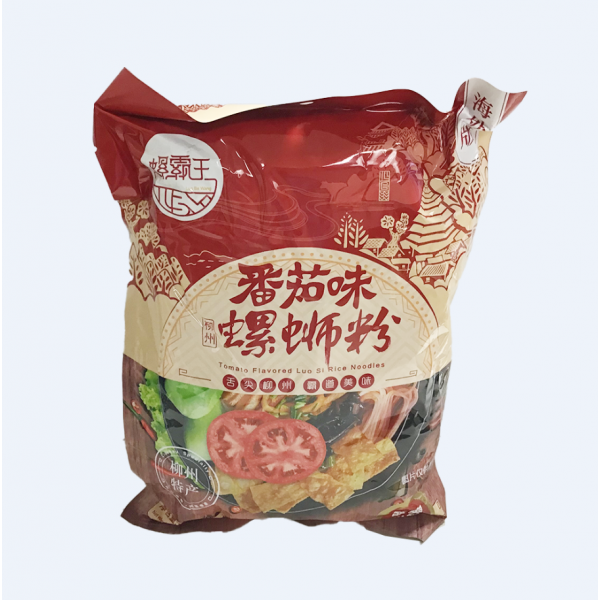 LuoBaWang Tomato Instant Rice Noodles / 螺霸王蕃茄味螺蛳粉 - 306g