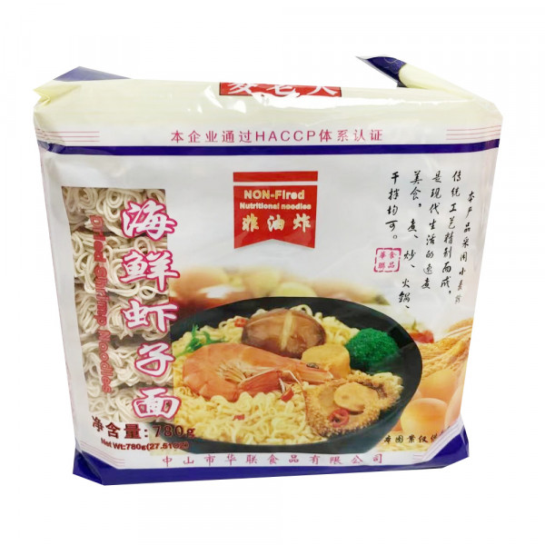 MaiLaoDa Dried Shrimp Noodles / 麦老大海鲜虾子面  - 780g