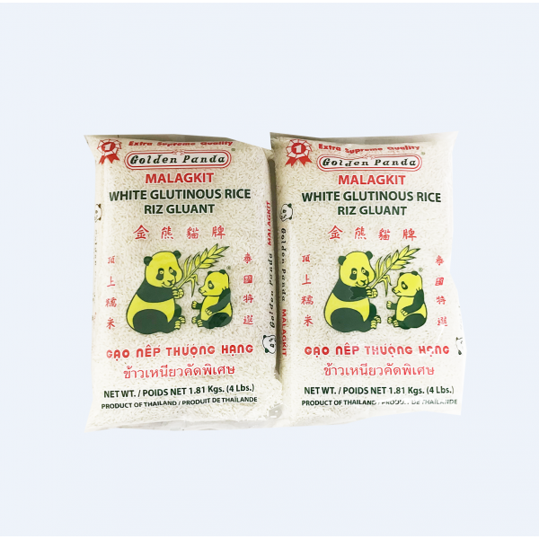 Golden Panda White Glutinous Rice/ 金熊猫牌顶上白糯米 - 4lb