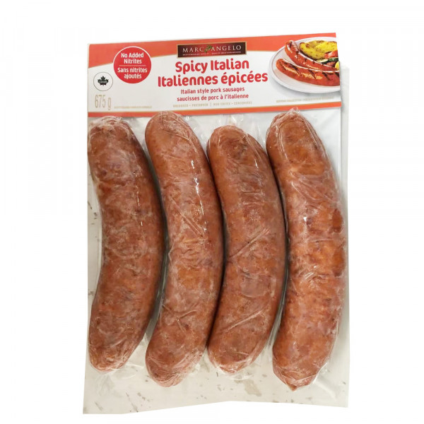 Itailian Style Pork Sausages - Spicy/ 意大利香辣味香肠 - 675g