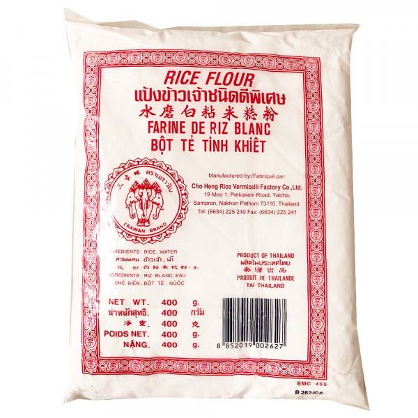 SanXiang White Rice Flour / 三象牌水磨白粘米粉 - 400g