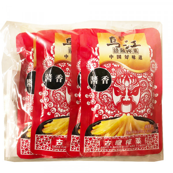 WuJiang Mustard Tuber (Sauce Flavour) - 4*80g