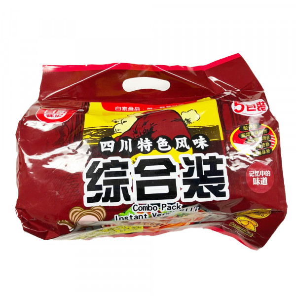 BaiJia Combo Pack Instant Vermicelli - 5UN/Bag