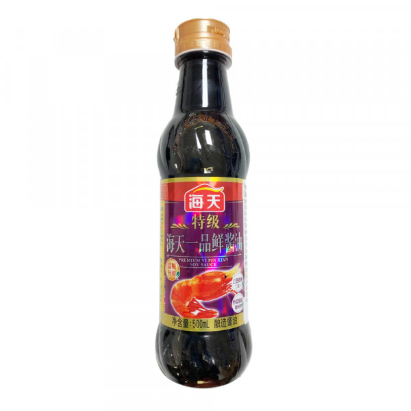 HaiTian Premium YiPinXian Soy Sauce / 海天特级一品鲜酱油 - 500 mL