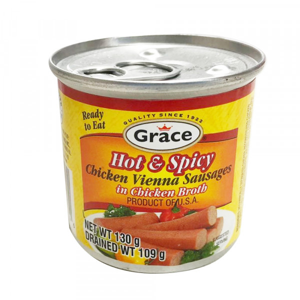 Grace Chicken Vienna Sausages /Grace 鸡肉香肠 - 130g