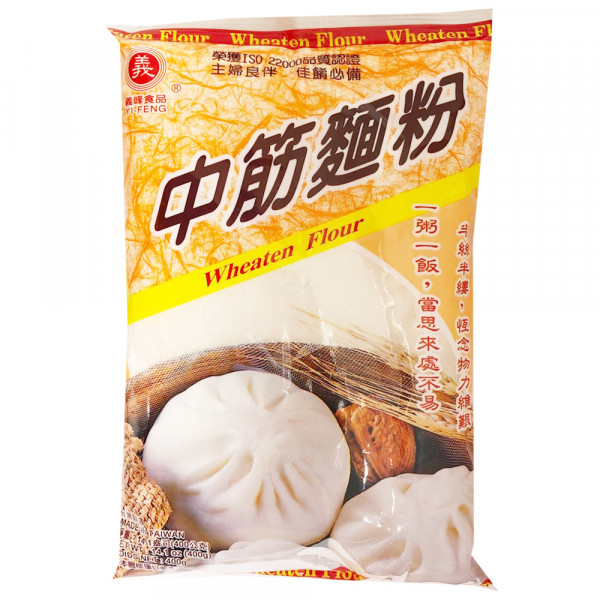 Wheaten Flour (Medium Gluten)  / 中筋面粉 - 400g