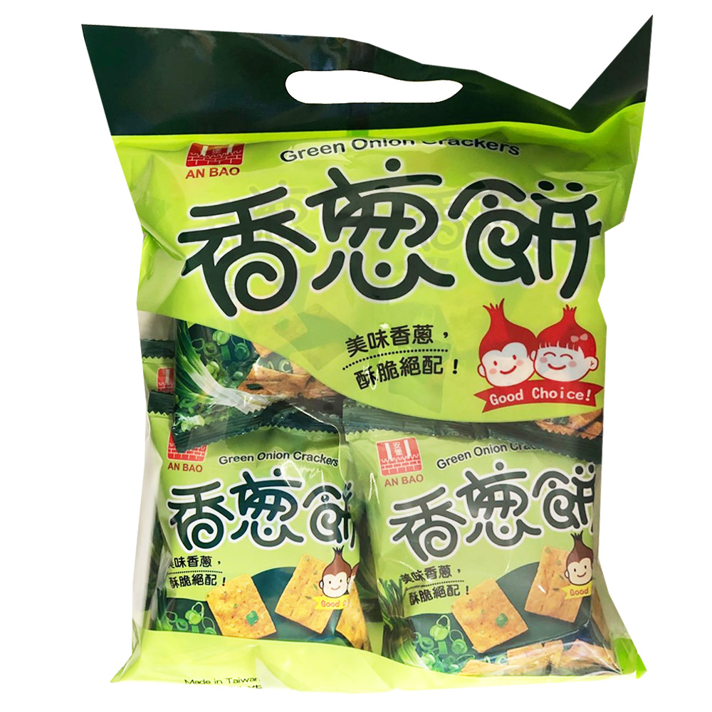 AnBao Green Onion Crackers / 安宝香葱饼 - 200g