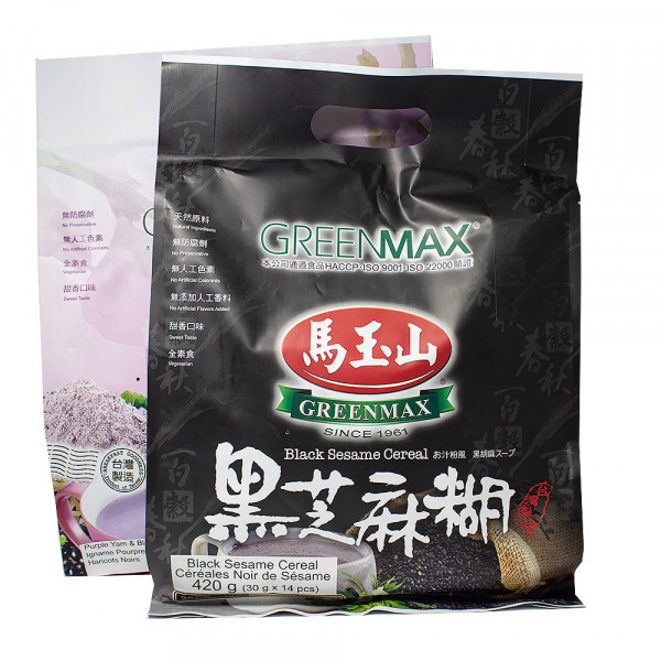 GreenMax Black Sesame Cereal / 马玉山黑芝麻糊 - 14*30 g