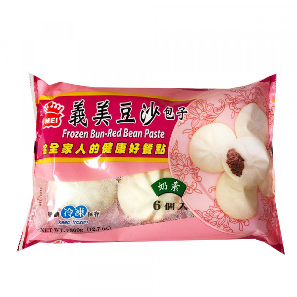 Frozen Bun - Red Bean Paste / 义美豆沙包子 - 360g 