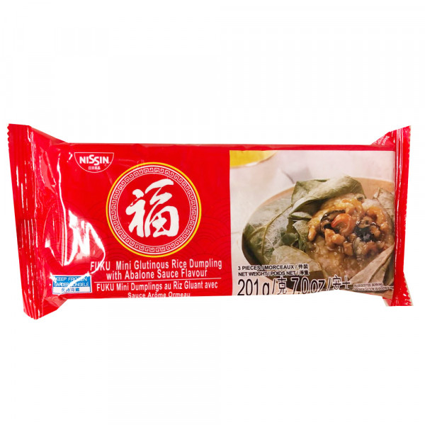 FuKu Mini Glutinous Rice Dumpling With Abalone Sauce Flavour / 福牌鲍汁味珍珠鸡 201g