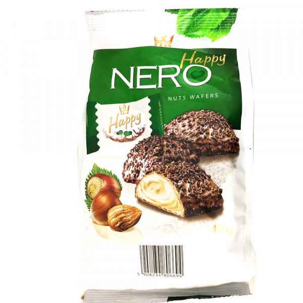 Happy Nero Nuts Waffers / Happy 坚果威化饼 -140g