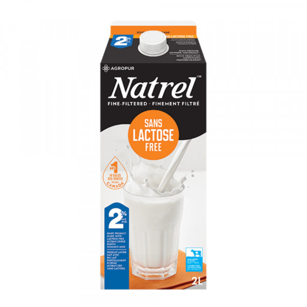 Natrel LACTOSE FREE 2% Milk / 无乳糖牛奶 - 2L