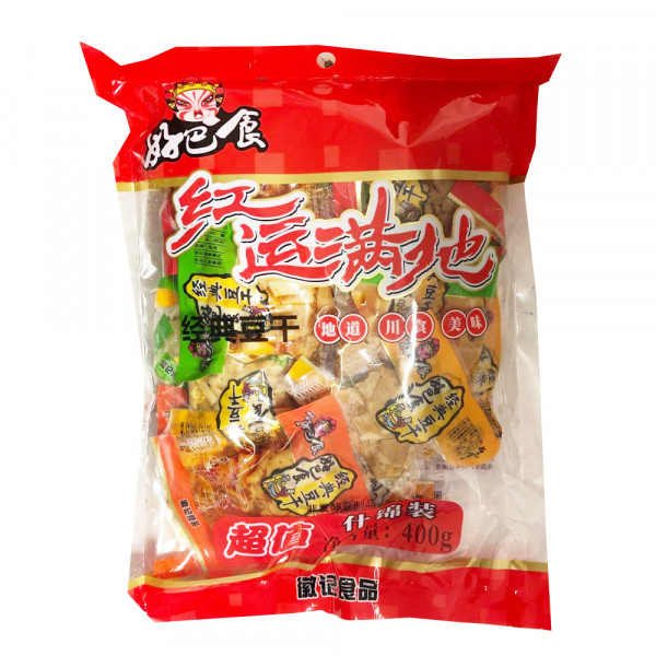 HaoBaShi Dried Beans Mix / 好巴食经典豆干什绵装  - 400g