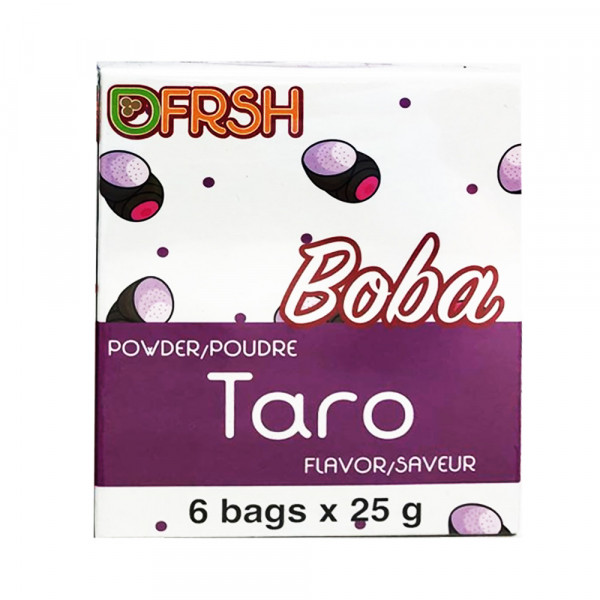 Frsh Boba Powder-Taro Flavor  / Frsh 香芋味Boba粉 - 6*25g