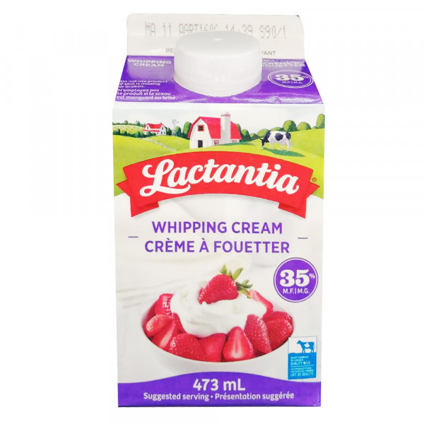 Lactantia 35% whipping cream - 473ml