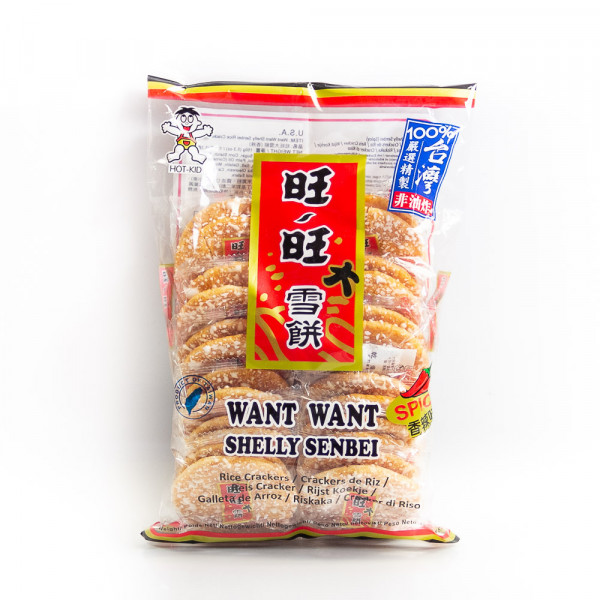 Spicy Rice Crackers / 旺旺大雪饼（香辣味) - 150 g