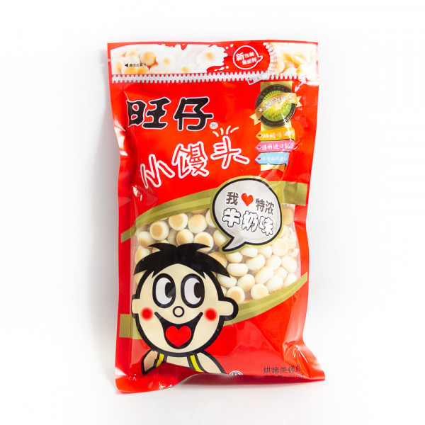 WANT-WANT Mini Milk Bun / 旺仔小馒头（牛奶味) - 210 g