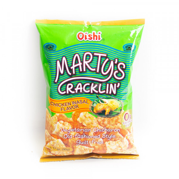 Oishi Marty's Cracklin Chicken Inasal Flavour / Oishi 饼干-鸡茸味 - 90 g