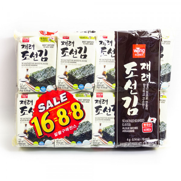 Laver Seasoned Seaweed / 海 苔 - 4gX16