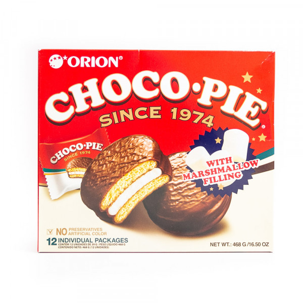 LOTTE choco-pie with marshmallows / 棉花糖味巧克力派 468g